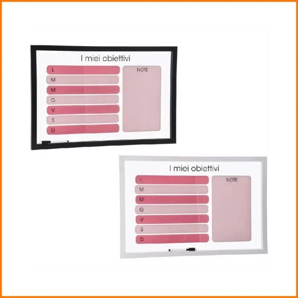 Ad Trend Lavagna Obbiettivi In Mdf 40X60 Cm - 2 Colori