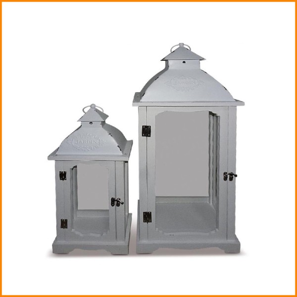 LANTERNE JARDIN SET 2PZ