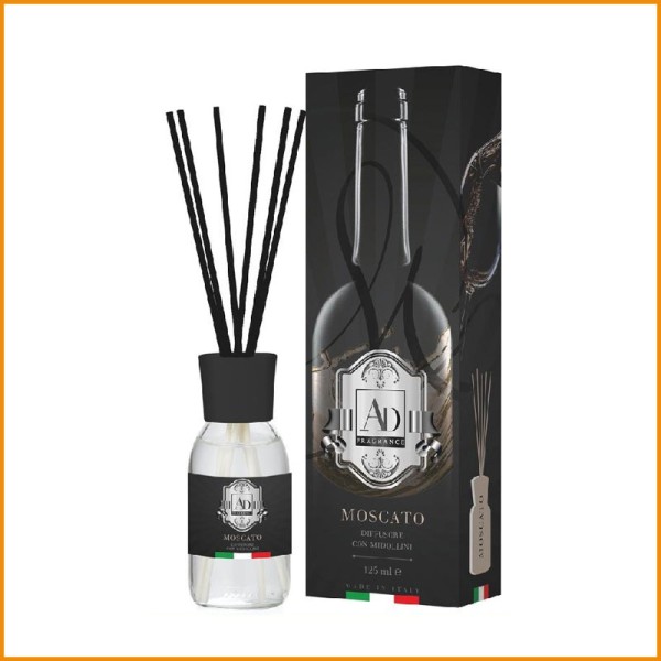 DIFFUSORE CON BASTONCINI WINE MOSCATO 125ML
