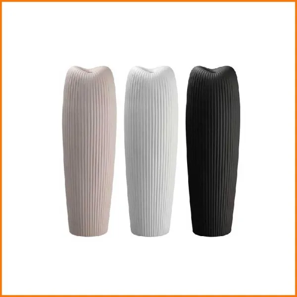 Ad Trend Vaso Tribeca In Ceramica 19X14X57H Cm - 3 Colori
