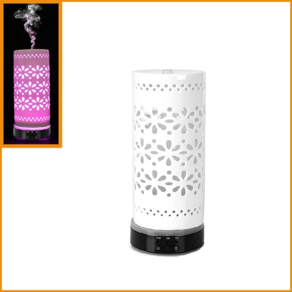 DIFFUSORE DI ESSENZE CERAMICA 5W 3LED