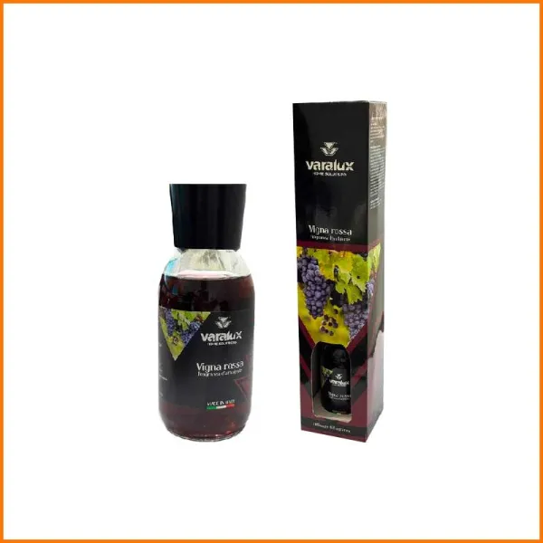 Varalux Diffusore Con Bastoncini Fragranza Vigna Rossa 125 Ml