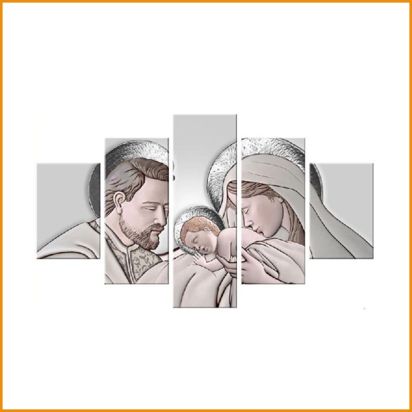 QUADRO VOGUE SACRA FAMIGLIA IN CERAMICA 66X115H CM