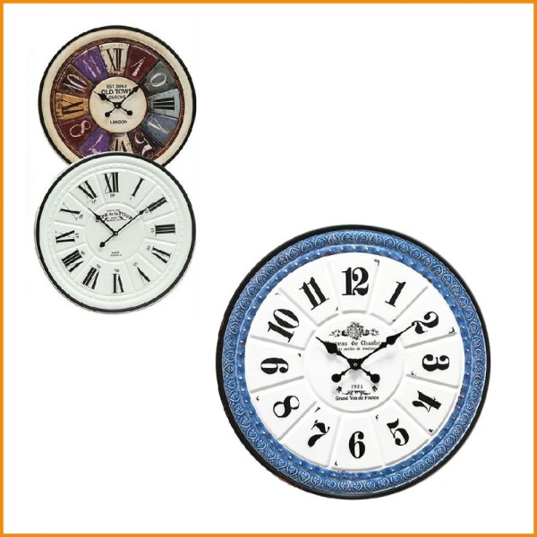 OROLOGIO A MURO FERRO D.55 CM