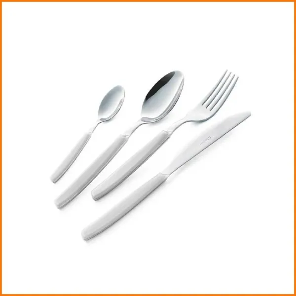 EME Set Posate 24 Pz Colore Bianco