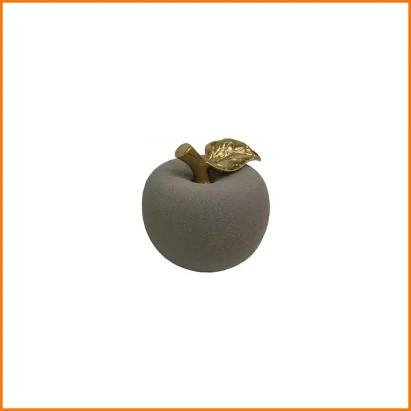 Casa Milano Mela Stone Colore Grigio 12X12X13H Cm