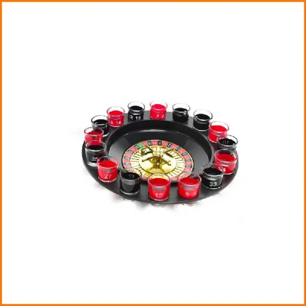 Mercury Gioco Da Tavola Drink Roulette Con 16 Bicchieri Diametro 30 Cm