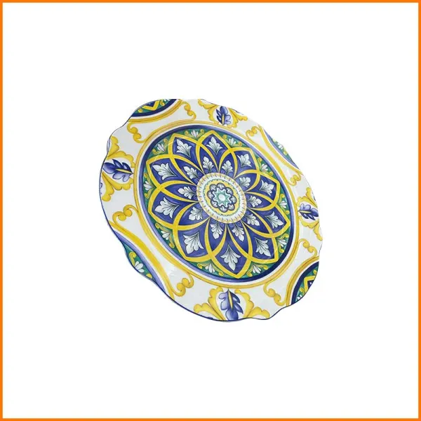 Piatto Mediterraneo In Ceramica Diametro 30 Cm