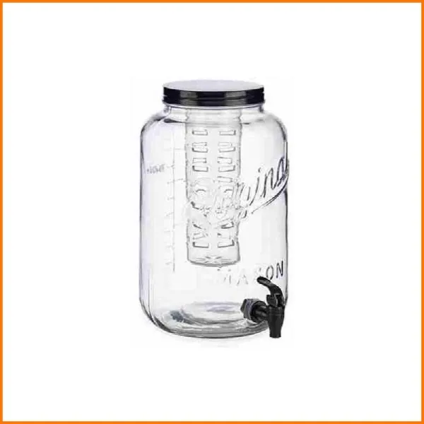 Vivalto Dispenser Per Bevande Con Refrigerante E Rubinetto 8 Lt