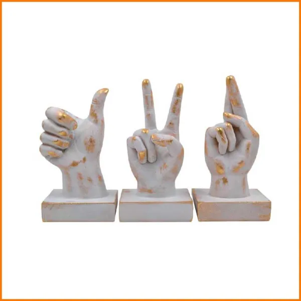 Sud Import Mano In Resina 10X18H Cm