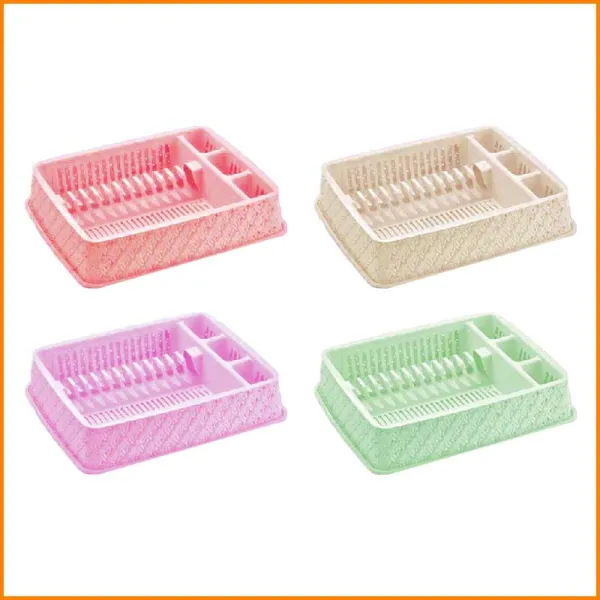 Fatigati Scolastoviglie Paris In Plastica Con Vassoio 39x32x9h Cm Colori Assortiti