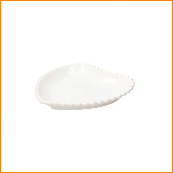 Tognana Piatto Cuore In Porcellana Diametro 20 Cm Colore Bianco