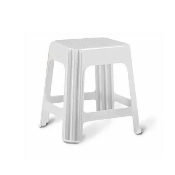 Giganplast Sgabello Novanta In Plastica Colore Bianco