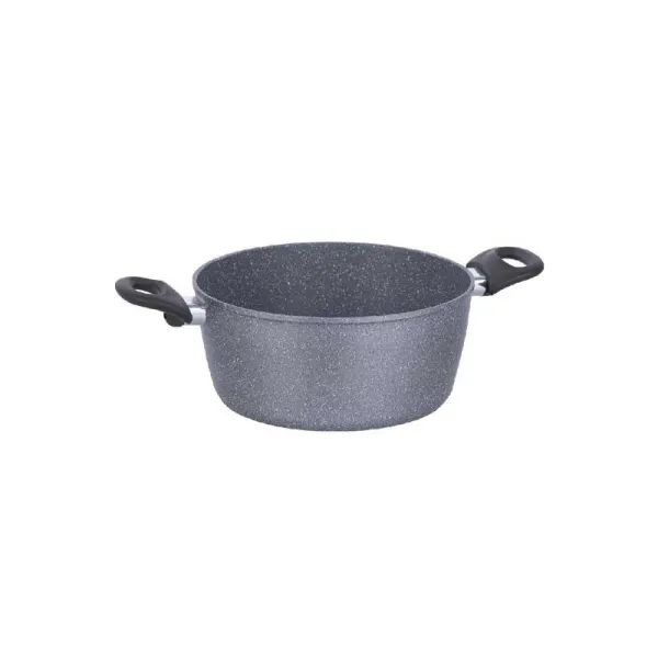 Dimo Casseruola Silver Rock Con Due Manici Diametro 20 Cm