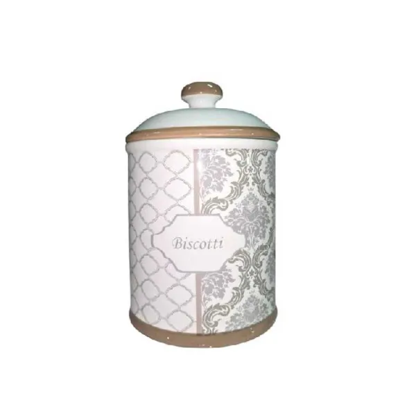Sud Import Biscottiera In Ceramica Diametro 14x28h Cm
