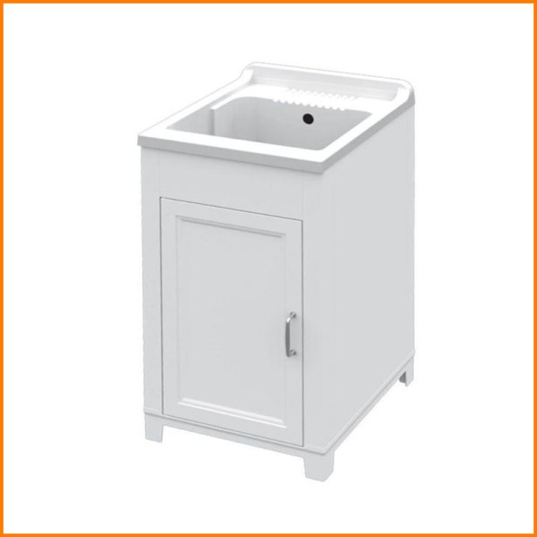 Mongardi Armadietto Con Lavatoio Colore Bianco 45X50X85H Cm
