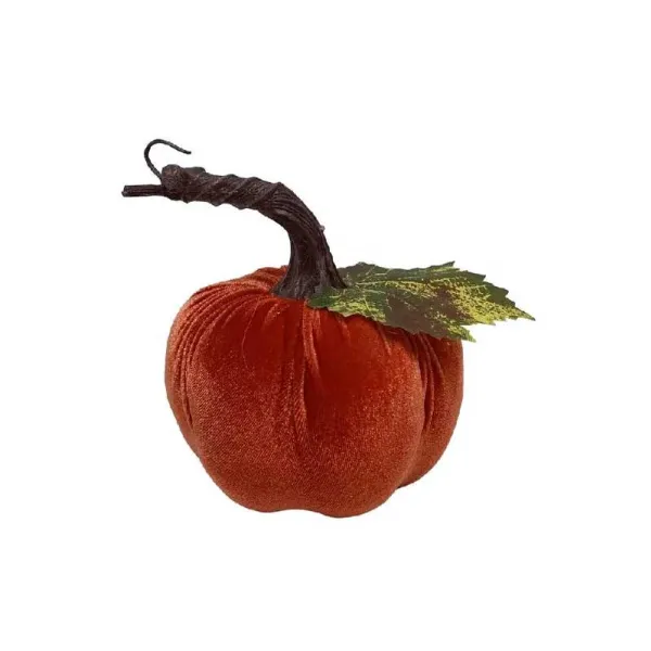 Dueesse Zucca Il Velluto Diametro 12 Cm Colore Arancione