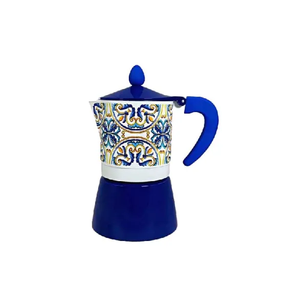 Arca Caffettiera Vietri 1 Tazza Colore Blu