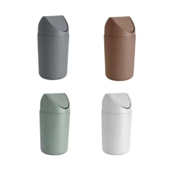 Lega Pattumiera Con Coperchio Basculante In Plastica 10 Lt Colori Assortiti