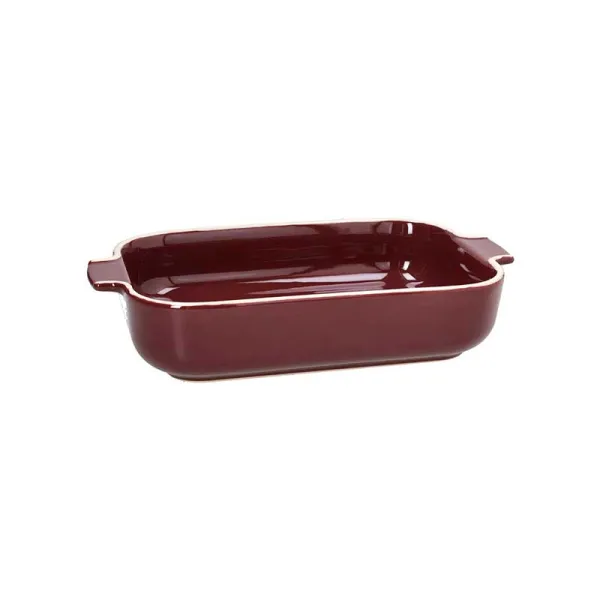 Tognana Pirofila Bistro Syrah In Porcellana 36x23 Cm Colore Bordeaux