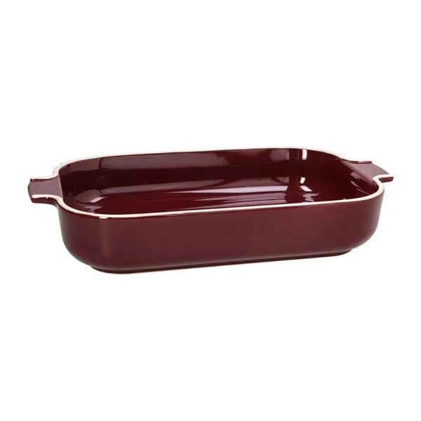 Tognana Pirofila Bistro Syrah In Porcellana 30x18 Cm Colore Bordeaux