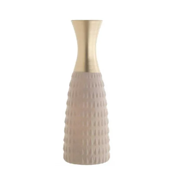 Ditta Franco Vaso Seta Creta Gold Shaila 37h Cm