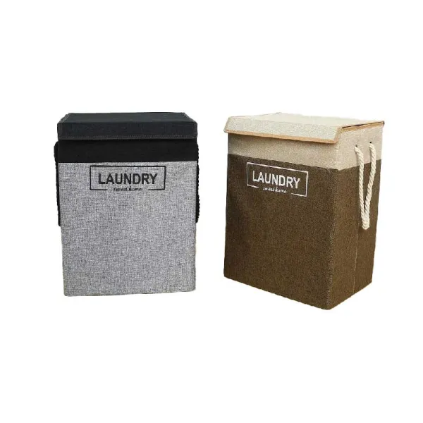 GD Cesto Portaoggetti In Cotone 43x32x56h Cm Colori Assortiti