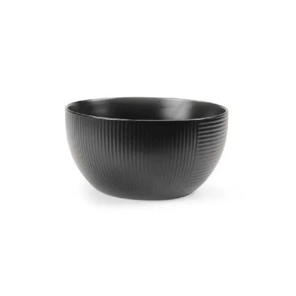 Gicos Ciotola Siz In Ceramica Diametro 21x10h Cm 2300 Ml Colore Nero