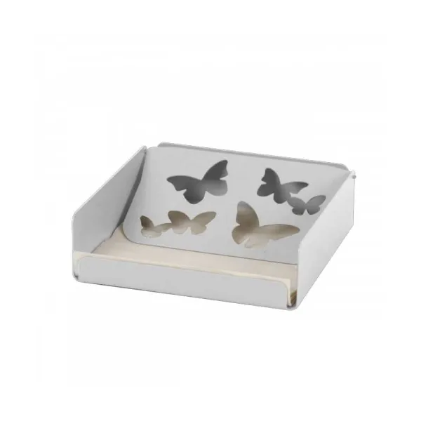 Ceart Linea Farfalle Porta Tovaglioli In Ferro 18x18x5h Cm Colori Assortiti