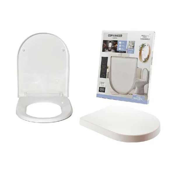 General Trade Copriwater In Plastica 45x38 Cm Colore Bianco
