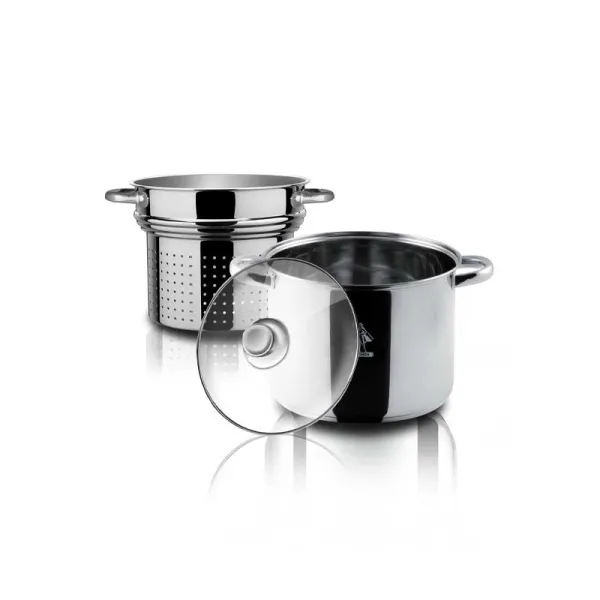 Aeternum La Divina Pastarella Pentola Multifunzione In Acciaio Inox Diametro 22 Cm