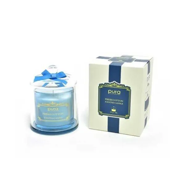 Mercury Candela Profumata 230 Gr Diametro 10,5x14h Cm Fragranza Fresh Cotton