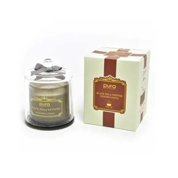 Mercury Candela Profumata 230 Gr Diametro 10,5x14h Cm Fragranza Black Tea E Vetiver