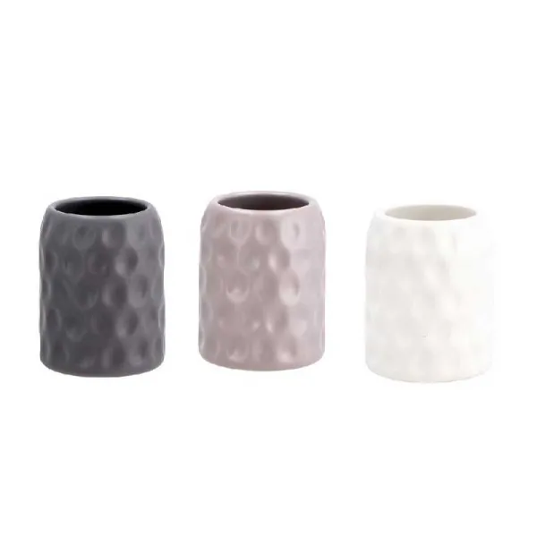 Ad Trend Porta Spazzolini In Ceramica Diametro 9x11h Cm