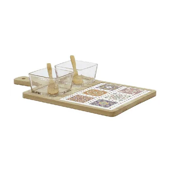 General Trade Antipastiera Bamboo Azulejos 38x22 Cm