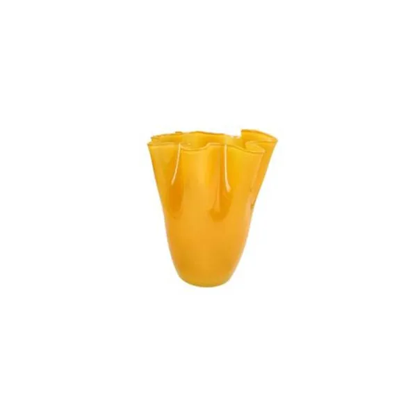 Tognana Vaso Fazzoletto Design Orfeo 26h Cm Colore Giallo