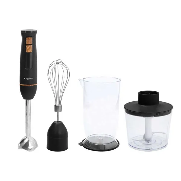 Tognana Frullatore Ad Immersione Iridea Black & Wood 3 In 1 400W