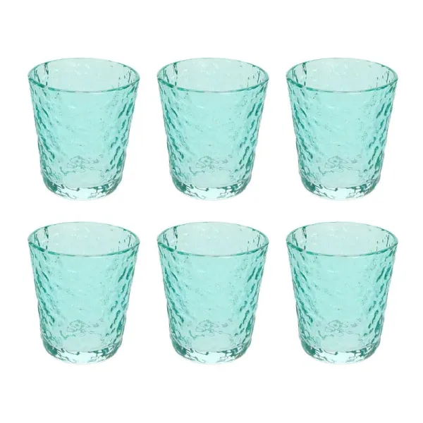 Tognana Bicchiere Elsa In Vetro 270 Cc Colore Acqua Marina