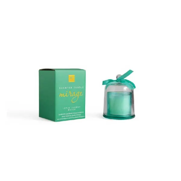 Mercury Candela Profumata 563 Gr In Campana Di Vetro Fragranza Lotus Water
