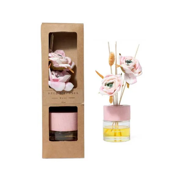 Mercury Diffusore Di Essenza Con Fiore 100 Ml Fragranza Rosa