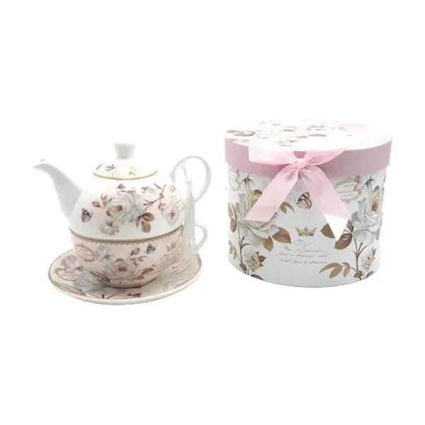 Creare Italia Set Tea For One Con Rose