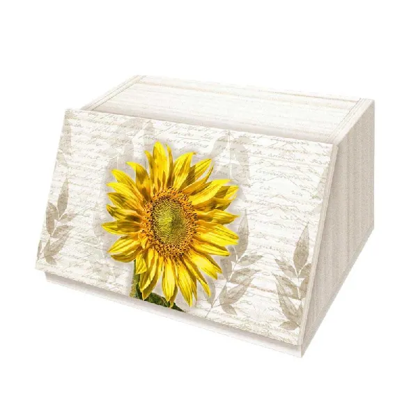 Lupia Porta Pane Girasole In Legno