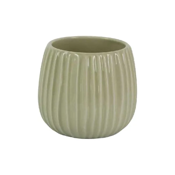 G&G Glass Caspo In Ceramica Diametro 15x13h Cm Colore Verde