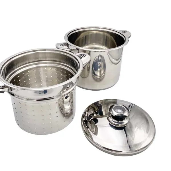 Letizia Spaghettiera Collection Blumenthal Bavaria In Acciaio Inox Diametro 24 Cm