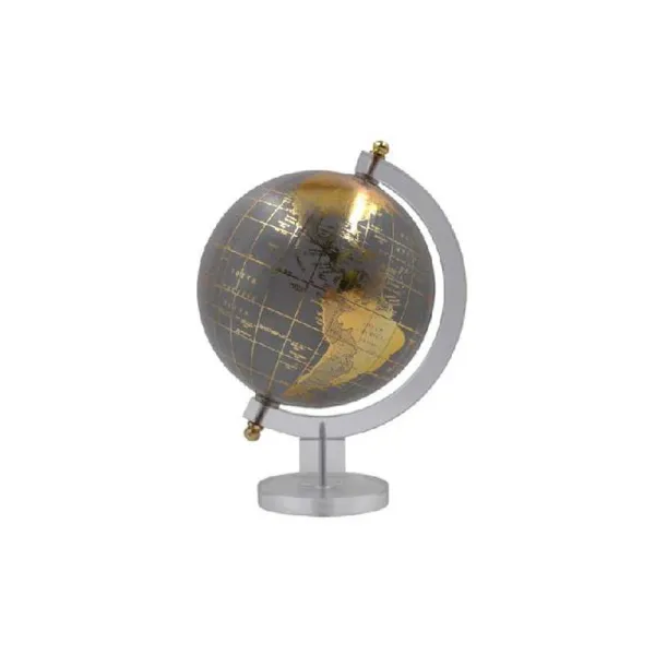 Sud Import Mappamondo Con Base In Plexiglass 18h Cm