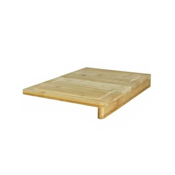 Gerimport Tagliere In Legno Con Fermo Ad Angolo 35x24x4h Cm