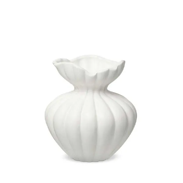Ditta Franco Vaso Baptiste Diametro 15x19h Cm Colore Bianco