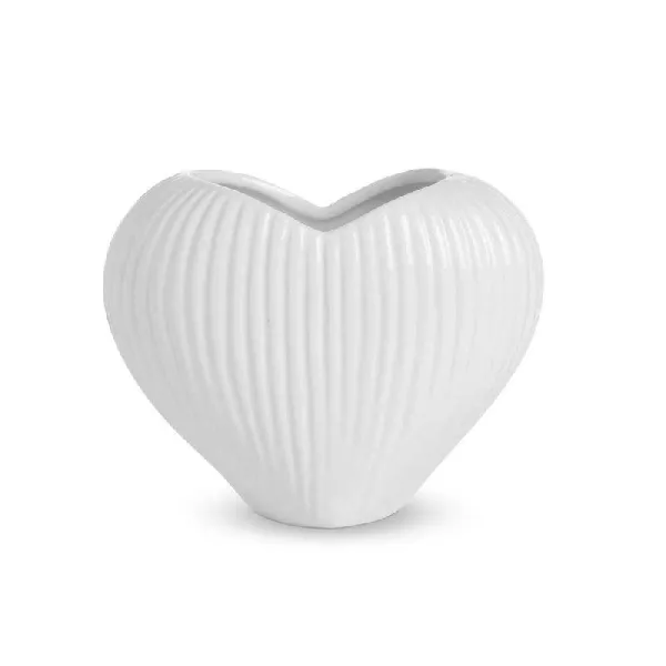 Ditta Franco Vaso Eros 16,8x10,2x13,5h Cm Colore Bianco