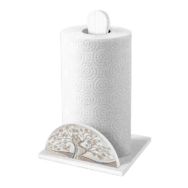 Lupia Porta Rotolo Albero Abbraccio Colore Bianco