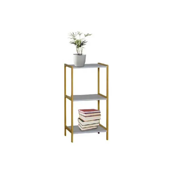 Cosentino Scaffale Oscar In Bamboo Con 3 Ripiani In Legno 35x30x70h Cm